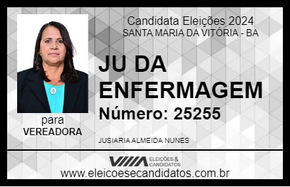 Candidato JU DA ENFERMAGEM 2024 - SANTA MARIA DA VITÓRIA - Eleições