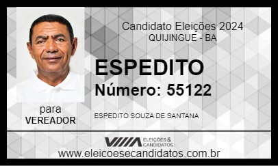 Candidato ESPEDITO 2024 - QUIJINGUE - Eleições