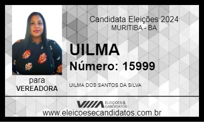 Candidato UILMA 2024 - MURITIBA - Eleições