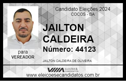 Candidato JAILTON CALDEIRA 2024 - COCOS - Eleições