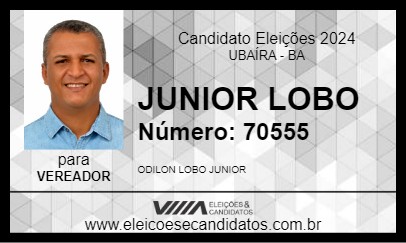 Candidato JUNIOR LOBO 2024 - UBAÍRA - Eleições