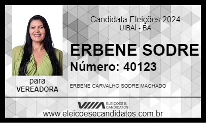 Candidato ERBENE SODRE 2024 - UIBAÍ - Eleições