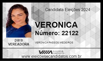 Candidato VERONICA 2024 - UNA - Eleições