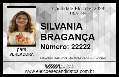 Candidato SILVANIA BRAGANÇA 2024 - UNA - Eleições