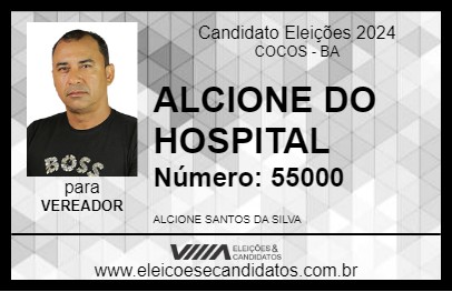 Candidato ALCIONE DO HOSPITAL 2024 - COCOS - Eleições