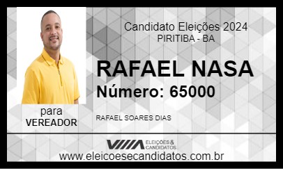 Candidato RAFAEL NASA 2024 - PIRITIBA - Eleições