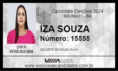 Candidato IZA SOUZA 2024 - BRUMADO - Eleições