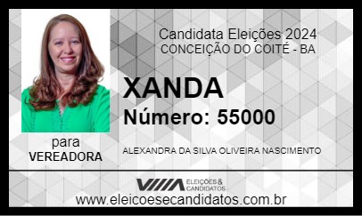 Candidato XANDA 2024 - CONCEIÇÃO DO COITÉ - Eleições