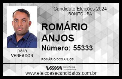 Candidato ROMÁRIO ANJOS 2024 - BONITO - Eleições