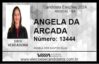 Candidato ANGELA DA ARCADA 2024 - ANGICAL - Eleições