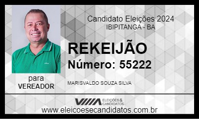 Candidato REKEIJÃO 2024 - IBIPITANGA - Eleições