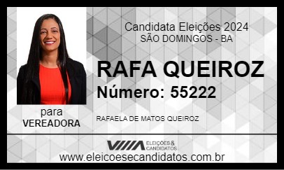 Candidato RAFA QUEIROZ 2024 - SÃO DOMINGOS - Eleições