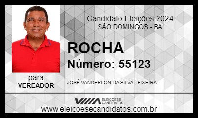 Candidato ROCHA 2024 - SÃO DOMINGOS - Eleições