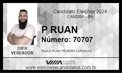 Candidato P RUAN 2024 - CANDIBA - Eleições