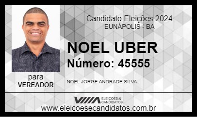 Candidato NOEL UBER 2024 - EUNÁPOLIS - Eleições