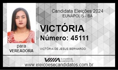 Candidato VICTÓRIA 2024 - EUNÁPOLIS - Eleições