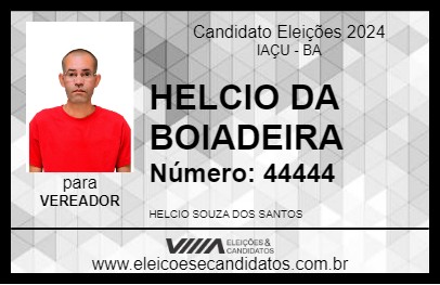 Candidato HELCIO DA BOIADEIRA 2024 - IAÇU - Eleições