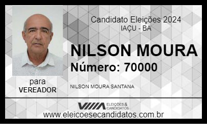 Candidato NILSON MOURA 2024 - IAÇU - Eleições