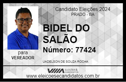 Candidato BIDEL DO SALÃO 2024 - PRADO - Eleições