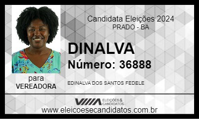 Candidato DINALVA 2024 - PRADO - Eleições