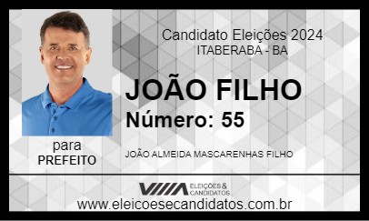 Candidato JOÃO FILHO 2024 - ITABERABA - Eleições