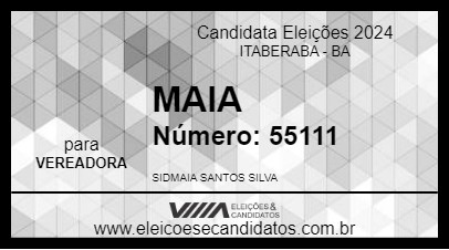 Candidato MAIA 2024 - ITABERABA - Eleições