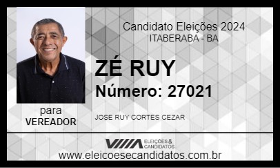 Candidato ZÉ RUY 2024 - ITABERABA - Eleições