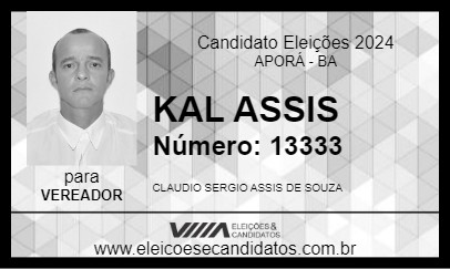 Candidato KAL ASSIS 2024 - APORÁ - Eleições