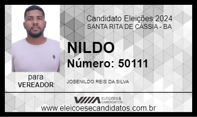 Candidato NILDO 2024 - SANTA RITA DE CÁSSIA - Eleições