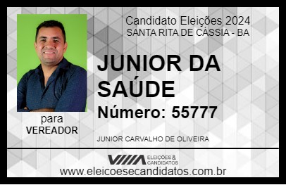 Candidato JUNIOR DA SAÚDE 2024 - SANTA RITA DE CÁSSIA - Eleições