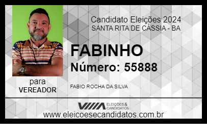 Candidato FABINHO 2024 - SANTA RITA DE CÁSSIA - Eleições