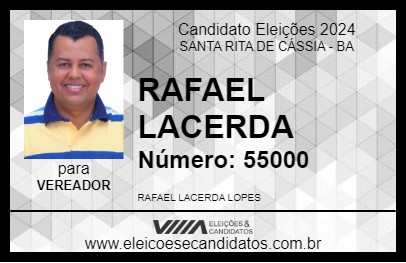 Candidato RAFAEL LACERDA 2024 - SANTA RITA DE CÁSSIA - Eleições