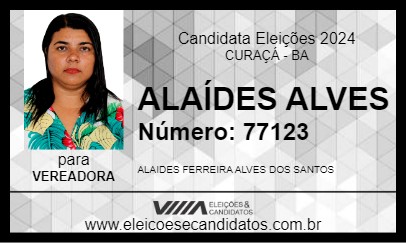 Candidato ALAÍDES ALVES 2024 - CURAÇÁ - Eleições