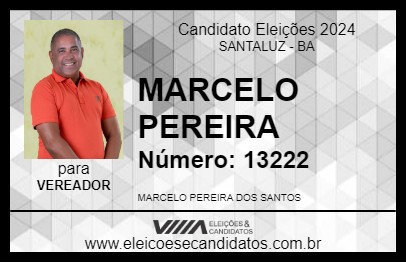 Candidato MARCELO PEREIRA 2024 - SANTALUZ - Eleições