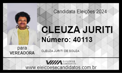 Candidato CLEUZA JURITI 2024 - SERRINHA - Eleições