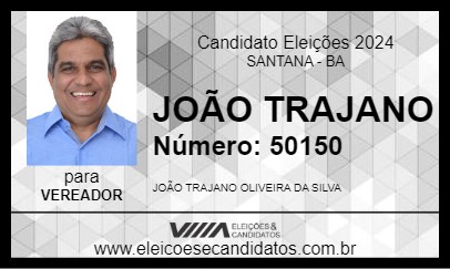 Candidato JOÃO TRAJANO 2024 - SANTANA - Eleições