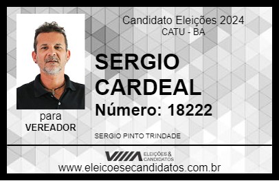 Candidato SERGIO CARDEAL 2024 - CATU - Eleições