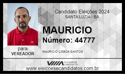 Candidato MAURICIO 2024 - SANTA LUZIA - Eleições