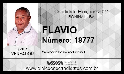 Candidato FLAVIO 2024 - BONINAL - Eleições