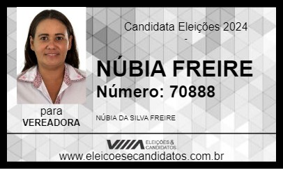 Candidato NÚBIA FREIRE 2024 - URUÇUCA - Eleições