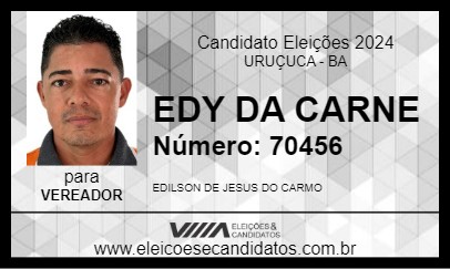 Candidato EDY DA CARNE 2024 - URUÇUCA - Eleições