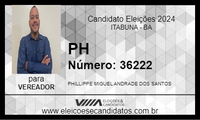 Candidato PH 2024 - ITABUNA - Eleições