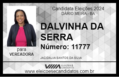 Candidato DALVINHA DA SERRA 2024 - DÁRIO MEIRA - Eleições