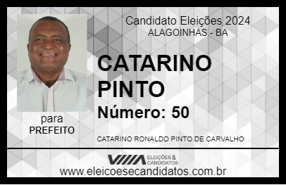 Candidato CATARINO PINTO 2024 - ALAGOINHAS - Eleições