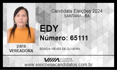 Candidato EDY 2024 - SANTANA - Eleições