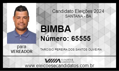 Candidato BIMBA 2024 - SANTANA - Eleições