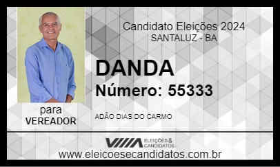 Candidato DANDA 2024 - SANTALUZ - Eleições