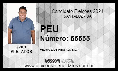 Candidato PEU 2024 - SANTALUZ - Eleições