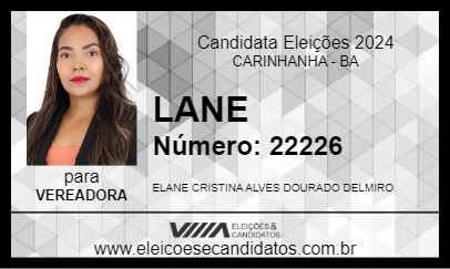 Candidato LANE 2024 - CARINHANHA - Eleições