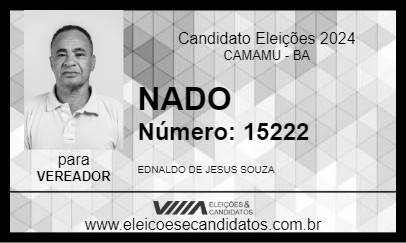 Candidato NADO 2024 - CAMAMU - Eleições